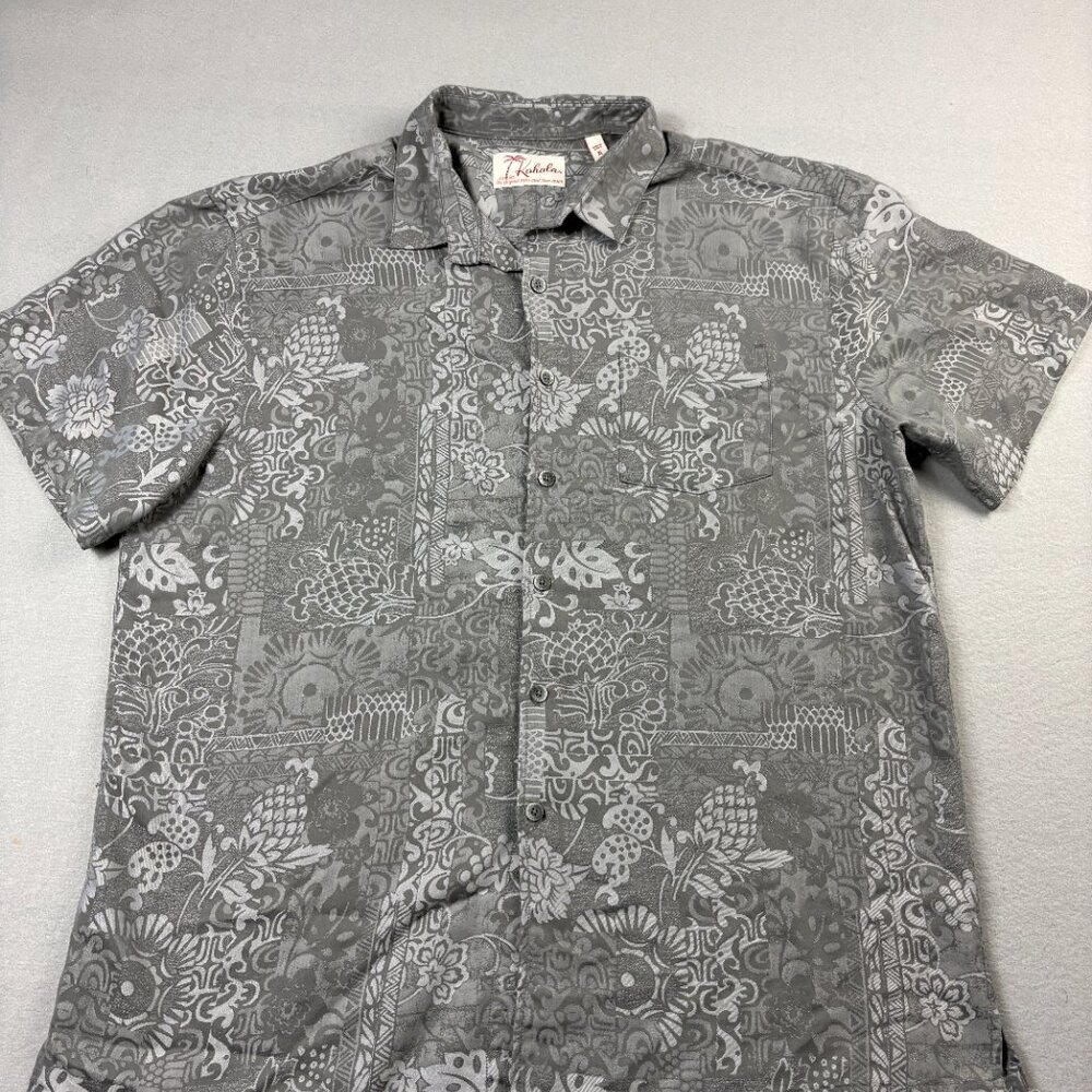 Kahala Apana Men’s Classic Fit Hawaiian Shirt Size XL